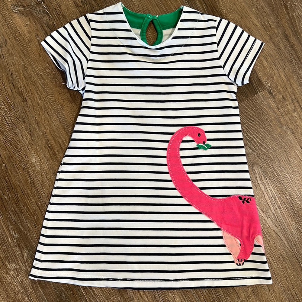 Girls Dino 🦕 Dress- fits like size 2-3-EUC